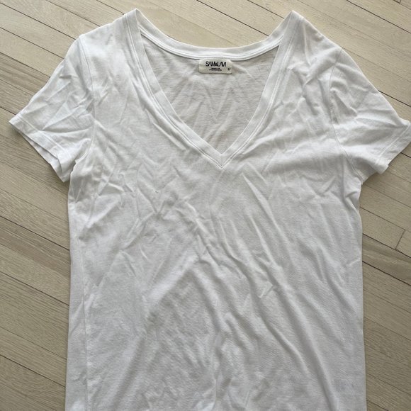 Sam & Lavi Tops - Sam & Lavi Basic White Tee